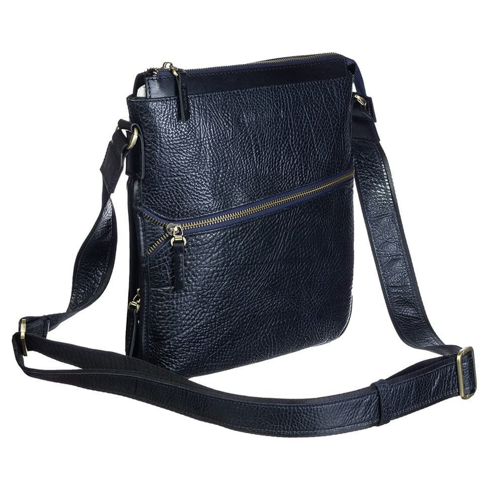 Барсетка м'яка шкіряна Tony Bellucci 5029-894 синій флотар