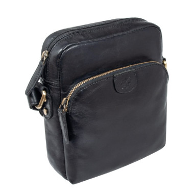 Сумка чоловіча Ashwood T79 Black (Чорний)