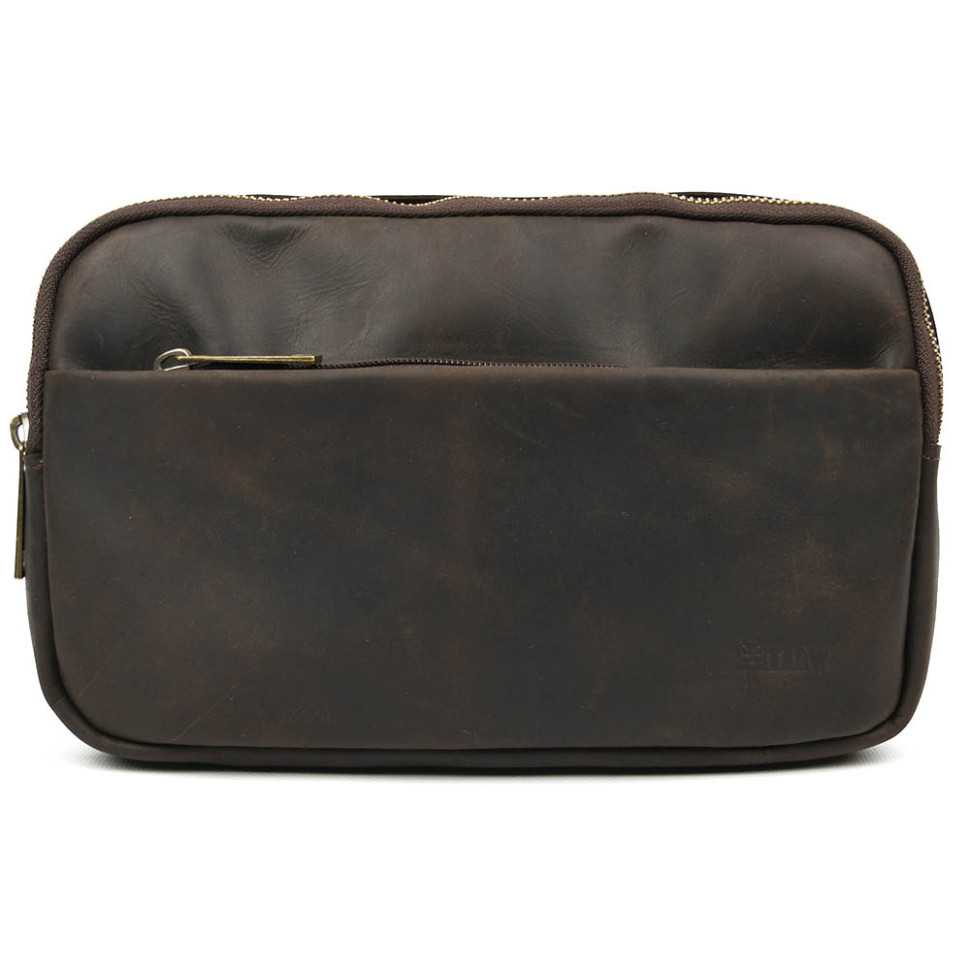 Сумка з натуральної шкіри RC-0741-3md TARWA коричнева