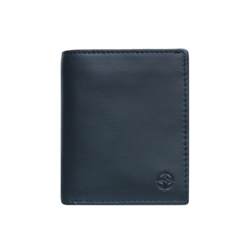 Leather wallet Cortina 5089 navy blue