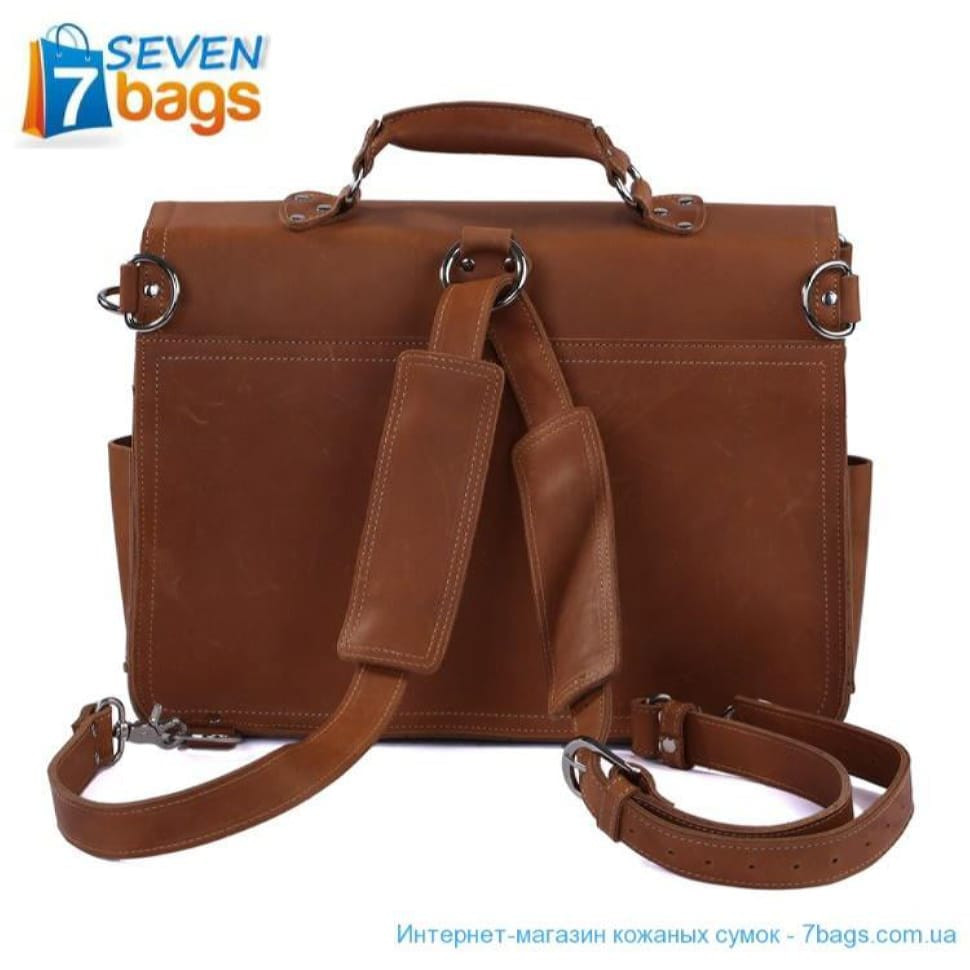 Велика шкіряна дорожня сумка, тревел, світло-коричнева, світла, глянцева