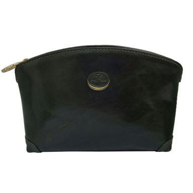 Leather cosmetic bag Topkapi 3408 verde green