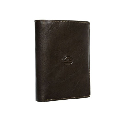 Leather wallet Italico 2310 moro brown