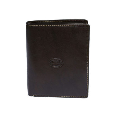 Leather wallet Italico 2310 moro brown