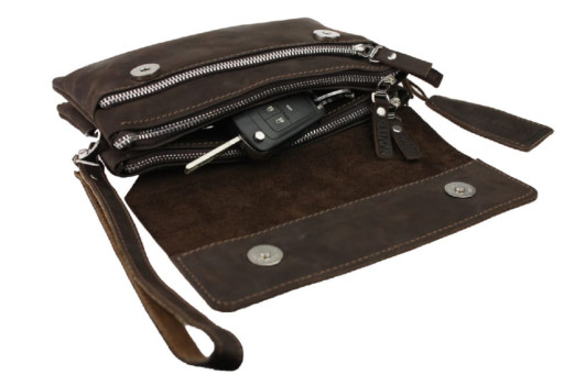 Сумка чоловіча маленька барсетка клатч SULLIVAN 3223 (32) коричнева