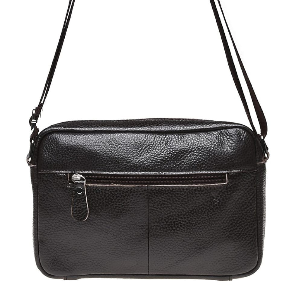 Чоловіча шкіряна сумка через плече Keizer K1010-brown