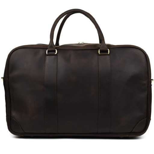 Шкіряна сумка RC-6827-4lx TARWA коричнева Crazy Horse