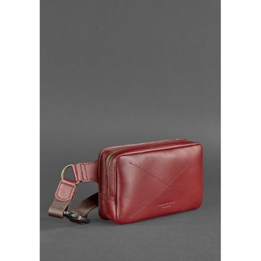 Шкіряна сумка Dropbag Mini Krast бордова