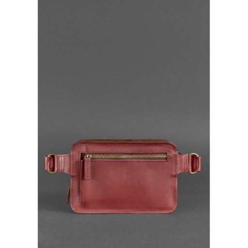 Шкіряна сумка Dropbag Mini Krast бордова