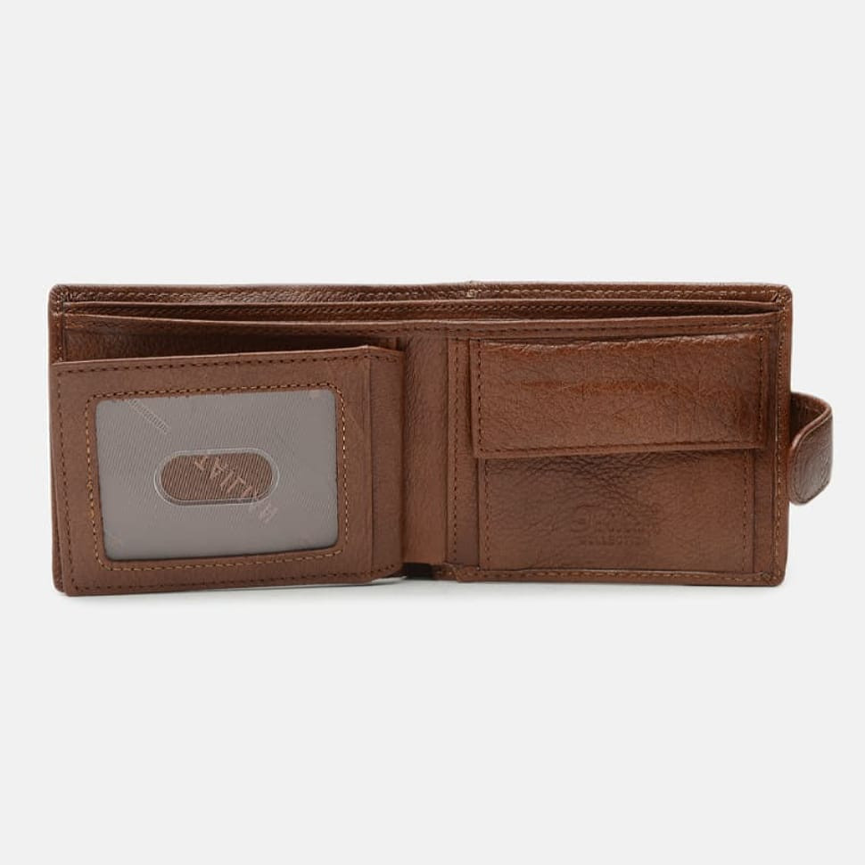 Чоловічий шкіряний гаманець V1T120D-33-BE-lightcoffee