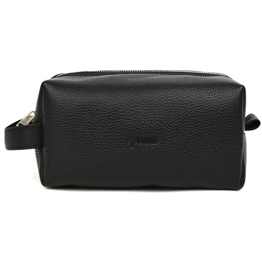 Шкіряний несесер косметичка TARWA FA-8033-4lx чорний флотар