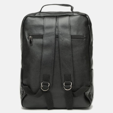 Men's leather backpack Keizer K1519-black