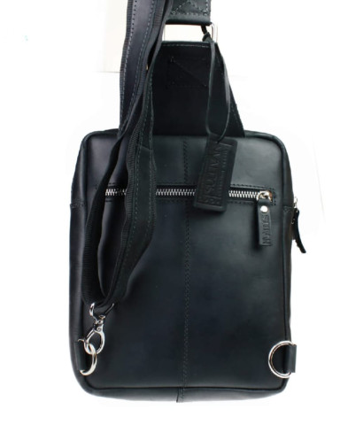 Men's sling shoulder bag banana 1023(30) black