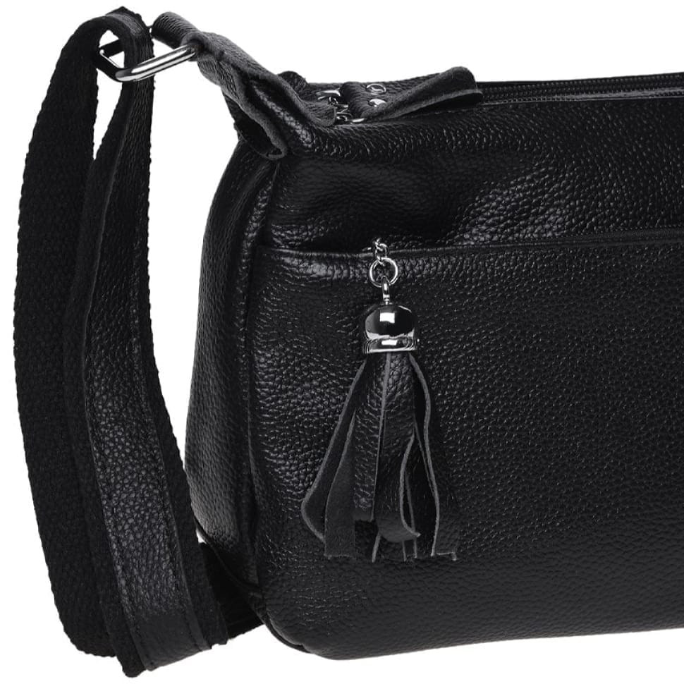 Жіноча шкіряна сумка Keizer K1818-black
