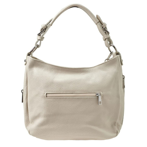 Шкіряна жіноча сумка Virginia Conti (Італія) - VC02457beige