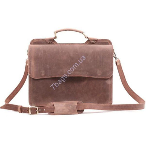 Чоловічий портфель зі кінської шкіри Crazy Horse SPS3