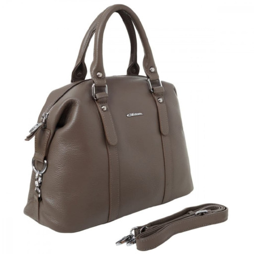 Сумка жіноча шкіряна GIORGIO FERRETTI GF2017290-10 сіра