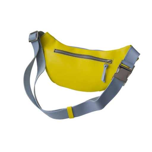 Поясна сумка Grande Pelle 230х130х70 мм шкіра кайзер