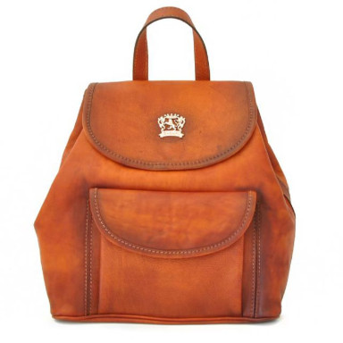Pratesi BCO119 - Gaville Backpack in cow leather Bruce Cognac