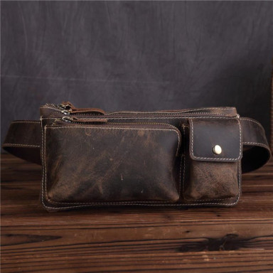 Bexhill brown leather belt bag bx3616