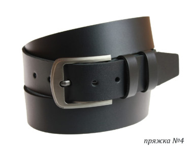Ремень кожаный джинсовый SULLIVAN  112-31(7) 115-150 см черный
