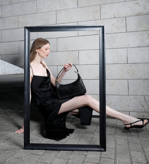 Шкіряна сумка для жінок – The Bluest Eye - Чорний колір - Time Resistance 5246901