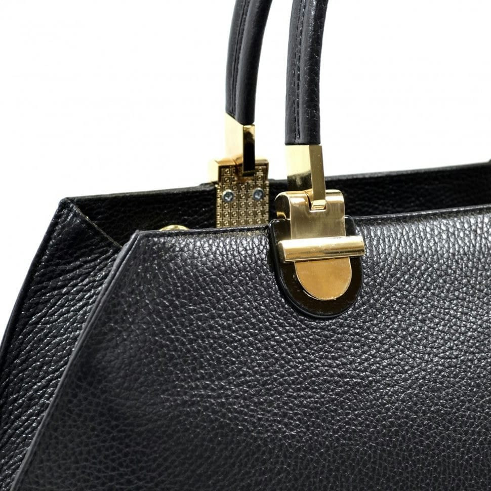 Сумка жіноча шкіряна Desisan 562-011 чорний флотар