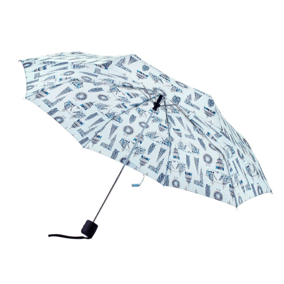Парасолька жіноча Fulton Stowaway-24 G701 London Landmarks (Достопримечательности Лондона)