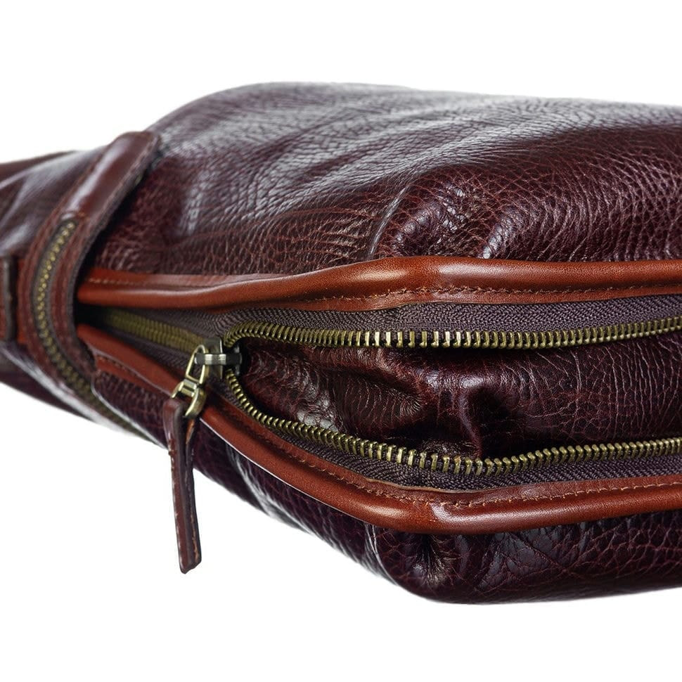 Барсетка м'яка шкіряна Tony Bellucci 5029-896 рудий флотар