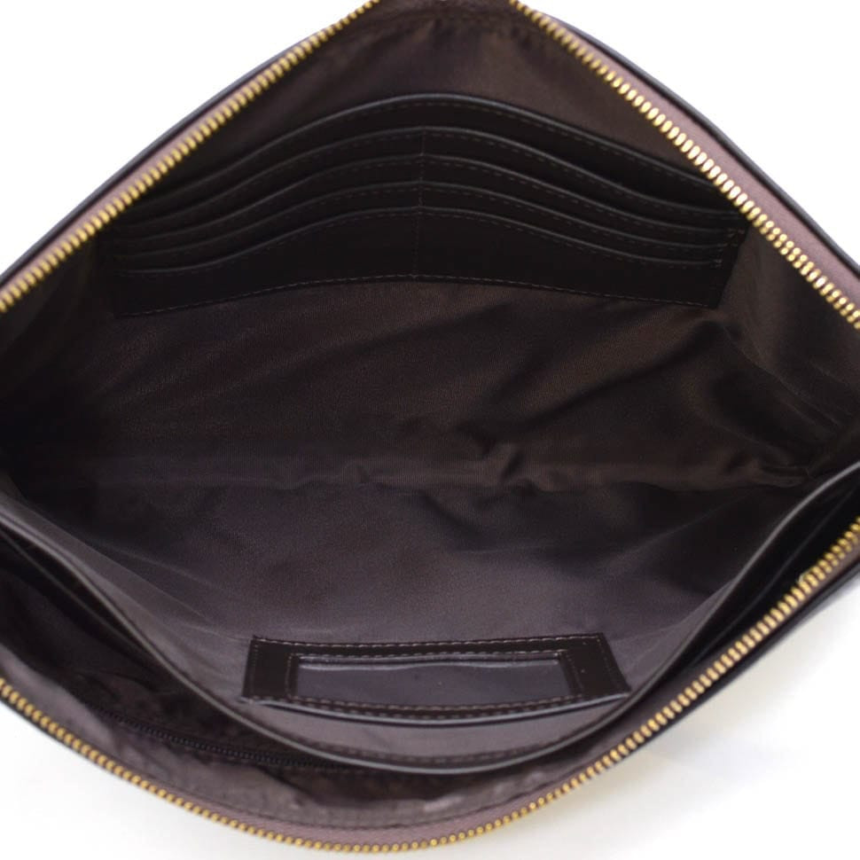 Шкіряна папка-клатч для документів А5, коричнева GC-7160-4lx TARWA