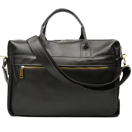 Велика сумка для ноутбука 15-17 дюймів TARWA GC-7122-3mdL коричнева Наппа