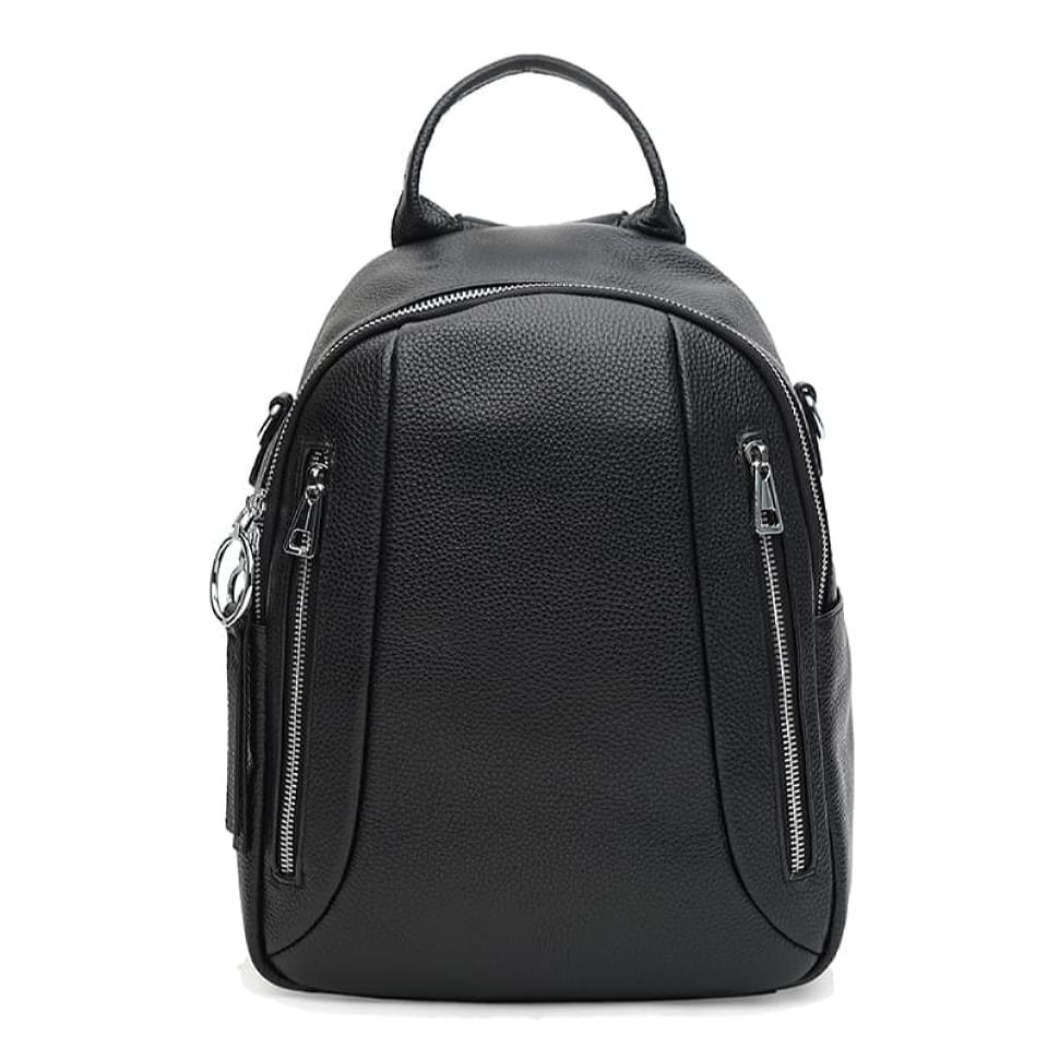 Шкіряний жіночий рюкзак Ricco Grande K1857-black