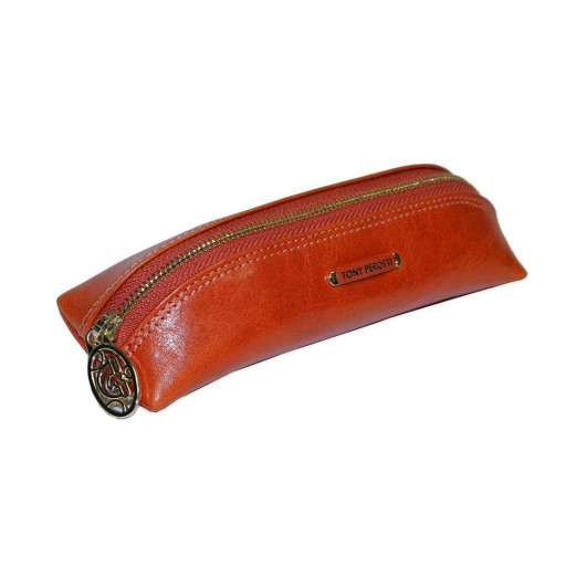 Футляр для окулярів шкіряний Topkapi 3460S мандариновий mandarino