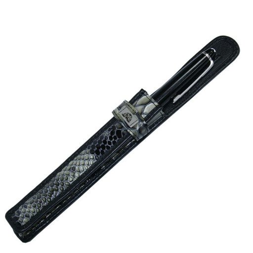 Футляр для ручки шкіряний Fashion 2572-1 grigio сірий