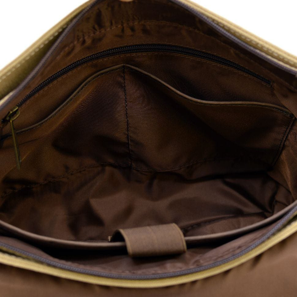 Сумка через плече парусина і шкіра RCs-6600-4lx TARWA