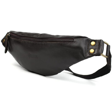 Leather belt bag banana for men or women TARWA GC-455-3md