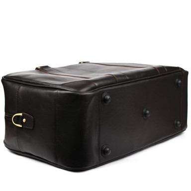 Leather travel bag GC-6827-4lx TARWA brown Nappa
