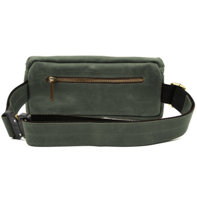 Men's waist bag (over the shoulder) small TARWA Green (RE-1818-3md)