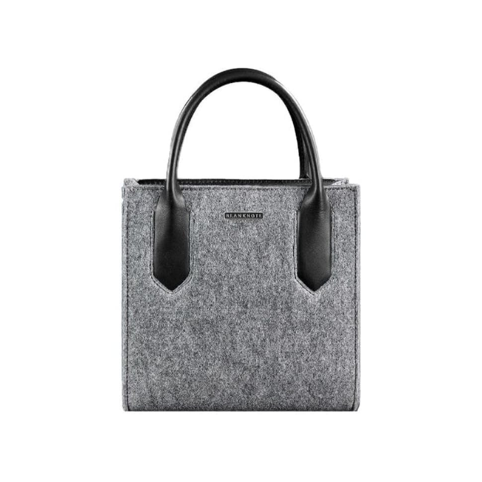 Фетрова жіноча сумка-кроссбоді Blackwood зі шкіряними чорними вставками