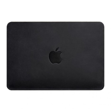 Чехол из натуральной кожи для MacBook 13 дюйм Синий Crazy Horse
