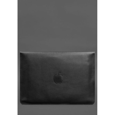 Leather Magnetic Sleeve Case for MacBook Pro 15 (2023) Black