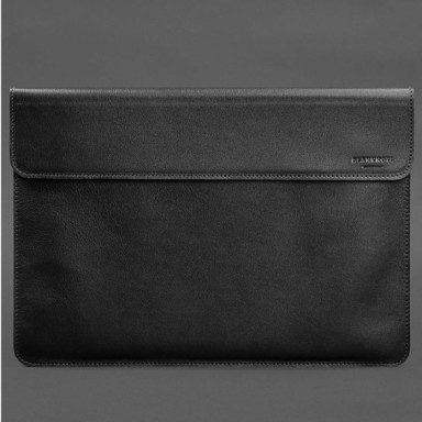 Leather Magnetic Sleeve Case for MacBook Pro 15 (2023) Black