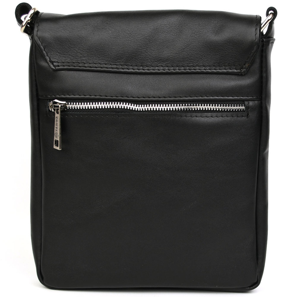 Mens leather shoulder bag GA-1304-4lx TARWA with flap