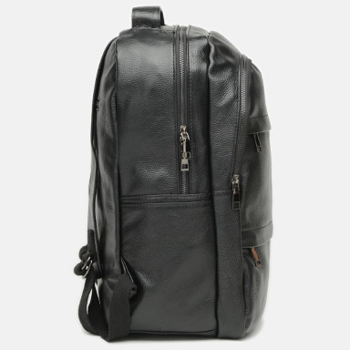 Men's leather backpack Keizer K1883-black