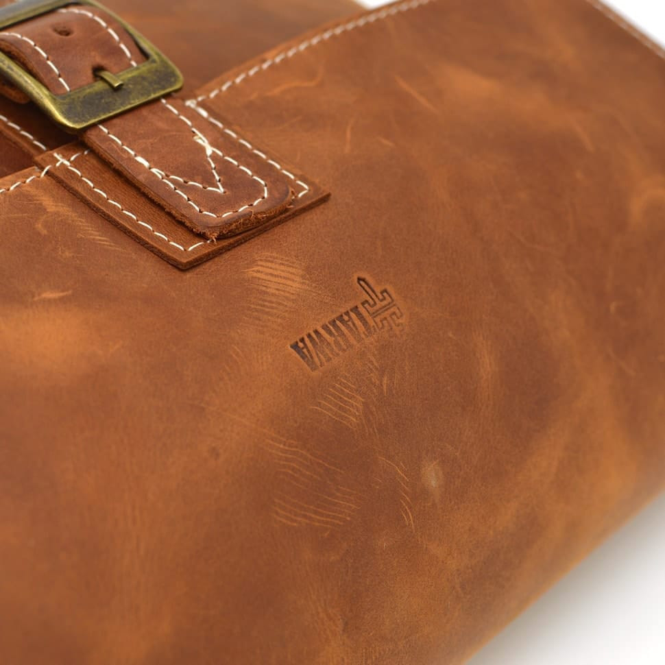 Сумка-месенджер зі шкіри крейзі хорс, наплічна сумка TARWA, RB-7084-3md