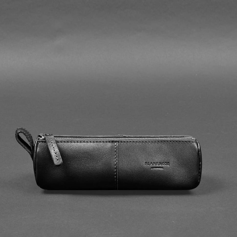 Шкіряний пенал-несесер (футляр для окулярів) 4.0 Чорний