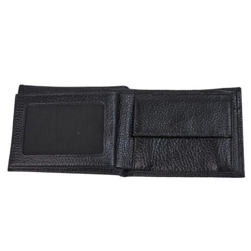 Портмоне шкіра BOND 519-902 чорний лазер