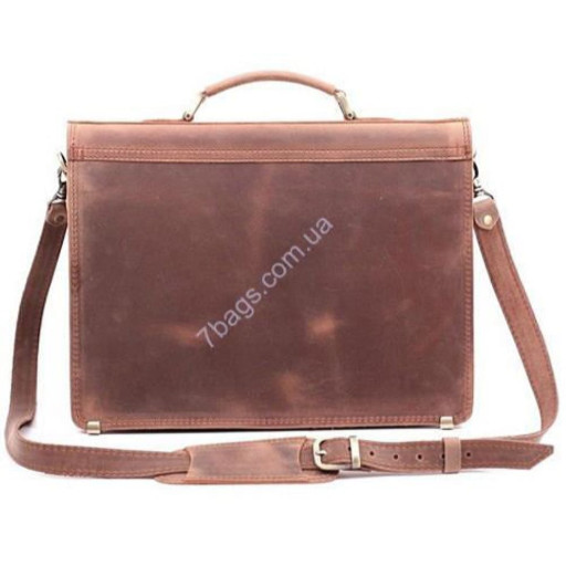 Чоловічий портфель ручної роботи з натуральної шкіри Crazy Horse case_tm1