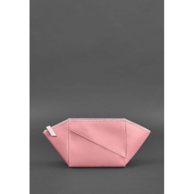 Women's pink leather cosmetic case Krust