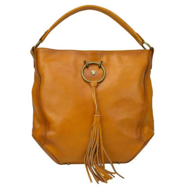 Pratesi BCO477 - Faella B477 Shoulder Bag in cow leather Faella B477 Cognac